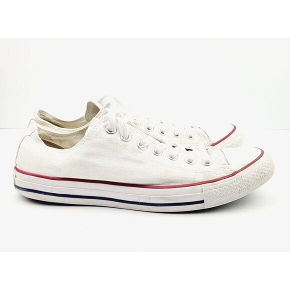 Converse White Canvas Sneakers - Size 11‎ - Picture 3 of 8